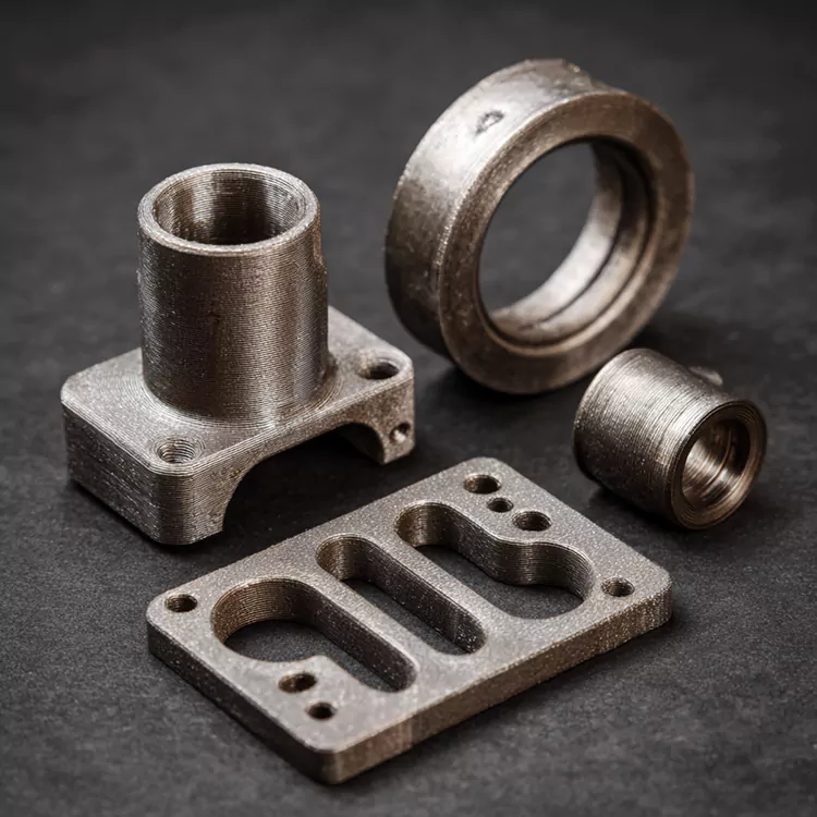 3D-gedruckte Teile aus hochfestem Metall